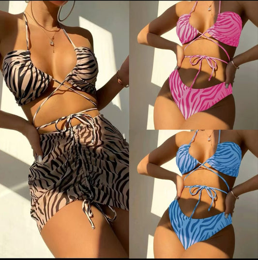 Women 3 Piece Sets Swim Suits